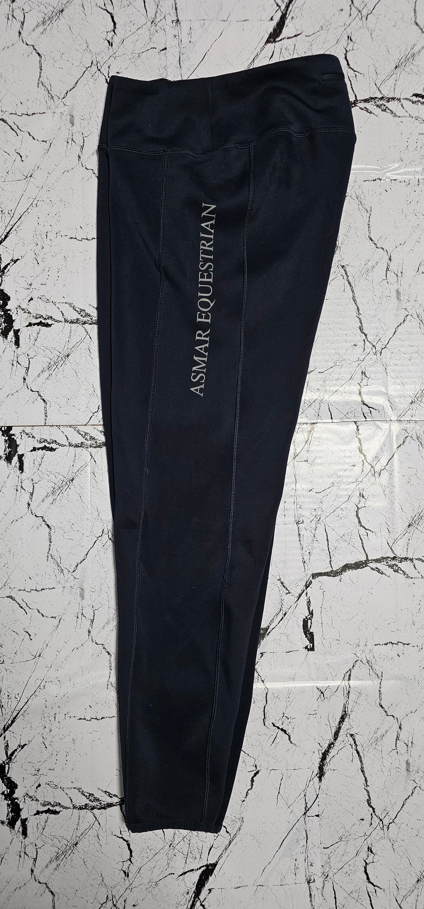 XL Asmar Full Seat Fleece Lined Breeches - Navy