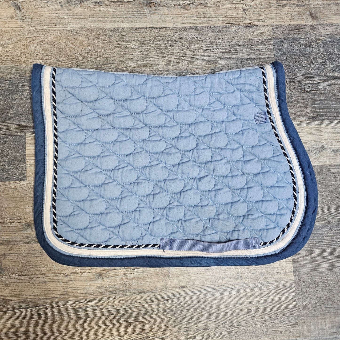 Misc. Light Blue & Navy Saddle Pad