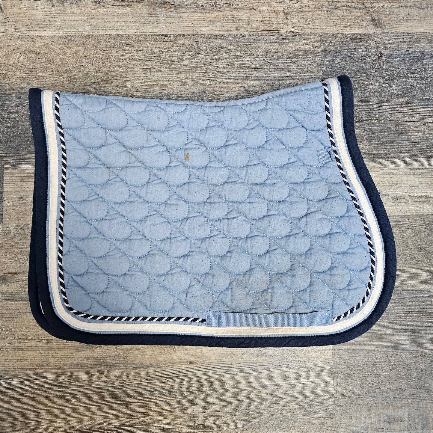 Misc. Light Blue & Navy Saddle Pad