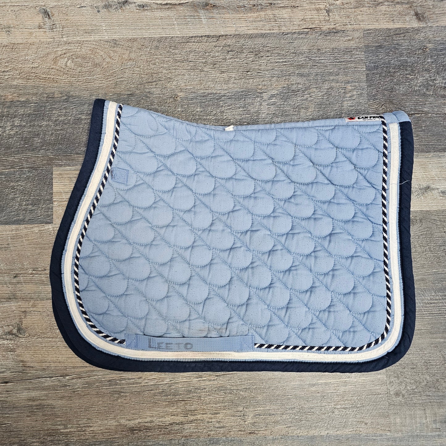 Misc. Light Blue & Navy Saddle Pad