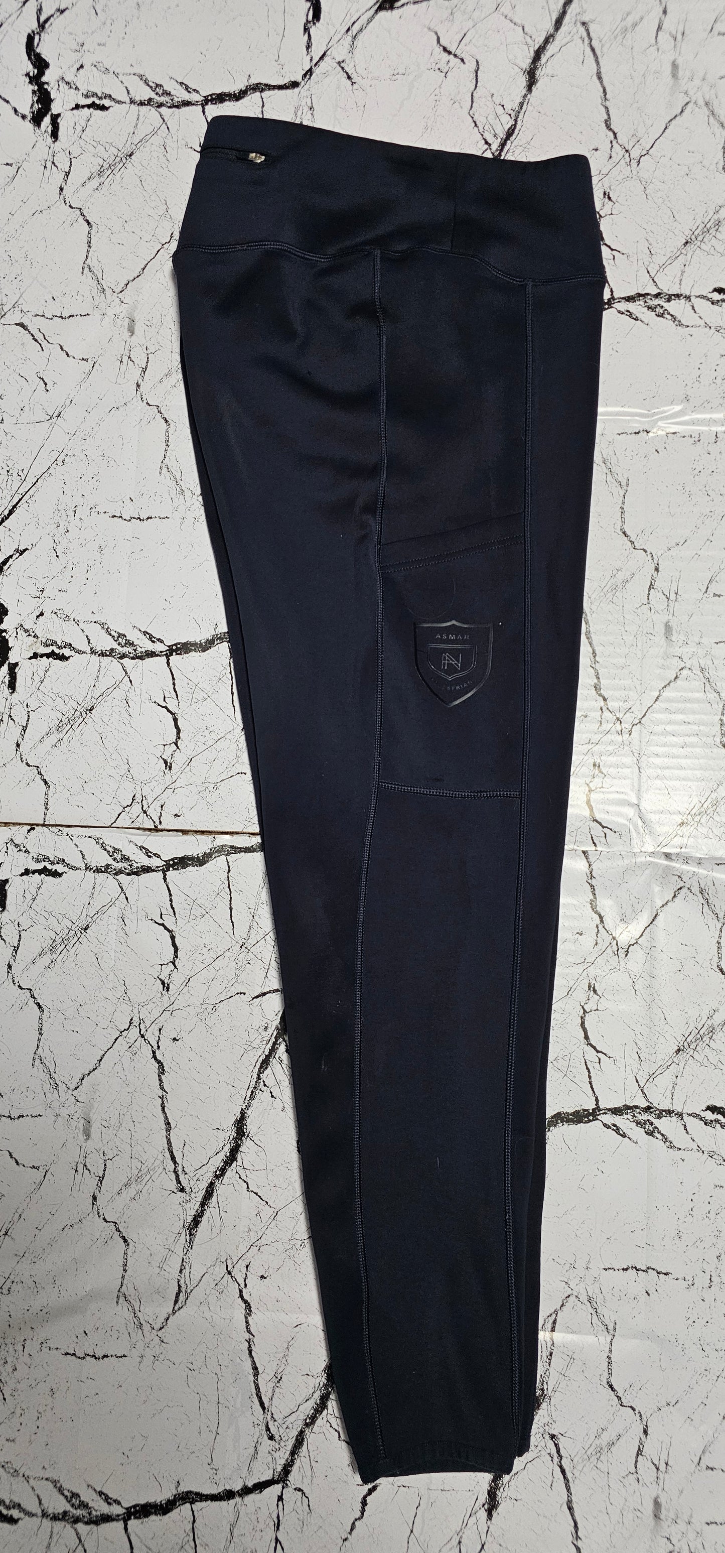 XL Asmar Full Seat Fleece Lined Breeches - Navy